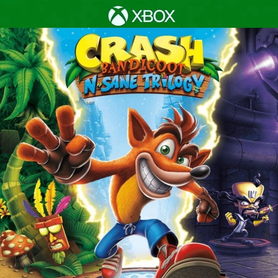 Crash Bandicoot N Sane Trilogy Xbox One/Series Código 25 Dígitos