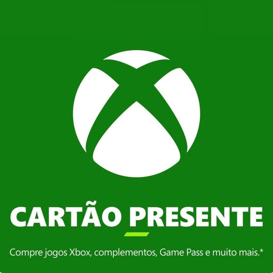 Cartão Presente Pré Pago Xbox R$ 10,00
